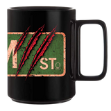 ELM ST BLACK COFFEE MUG