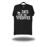 TATS AND COFFEE BLACK CLASSIC TEE