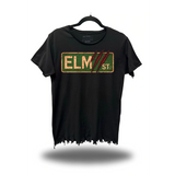 ELM ST SHREDDED BOTTOM ROAD RASH TEE