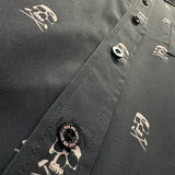 ESSENTIAL SAND WORK OVER DEATH BUTTON UP