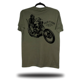 FEAR FADES MILITARY GREEN CLASSIC TEE