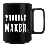 TROUBLE MAKER  BLACK COFFEE MUG
