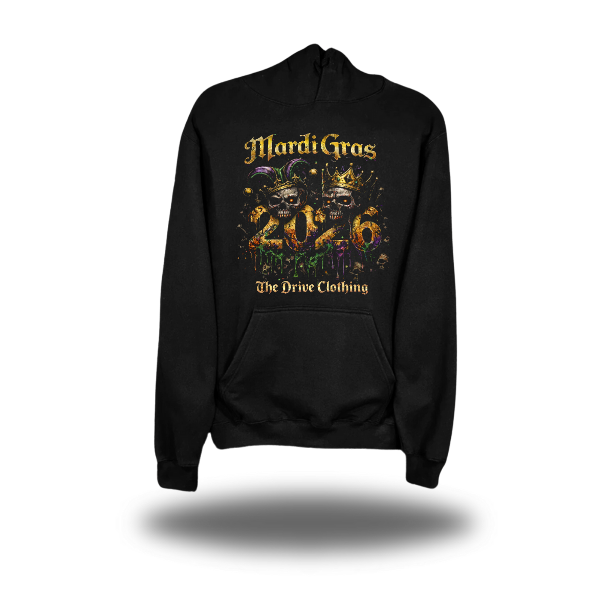 清春着 MENTAL HOODIE オーバーサイズパーカー mardigras MARDIS GRAS 2026 HOODIE – The Drive Clothing