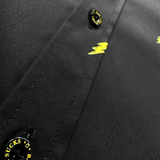 ESSENTIAL BAD LUCK SUCKS BLACK BUTTON UP