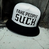 SUCK BLACK & WHITE HAT