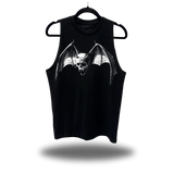 SKULL BAT CLASSIC BLACK TANK TOP