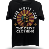 FAKE PEOPLE SUCK - BLACK CLASSIC TEE