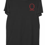NO FUCKS GIVEN BLACK CLASSIC TEE *RED*
