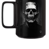 FRANKENSTEIN SKULL BLACK COFFEE MUG