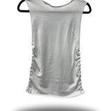 ROAD RASH BRAIDED SCOOP NECK WHITE TANK TOP
