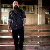 ESSENTIAL INFINITY SKULL BUTTON UP
