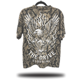 FLAMING ENGINE OVERSIZED RATTLESNAKE TEE