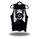 FRANKENSTEIN SKULL CLASSIC BLACK TANK TOP