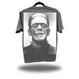 CLASSIC FRANKENSTEIN FADED BLACK OVERSIZED TEE