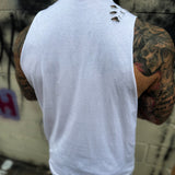 ROAD RASH WHITE TANK TOP - 1.0