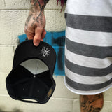 SINNER FLAMING RETRO BLACK HAT