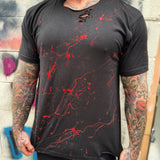 BLOOD ROAD RASH BLACK TEE 1.0