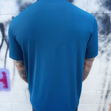 BLUE MAVERICK GOLF POLO