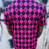 FLAMINGO DIAMOND SKULLS GOLF POLO