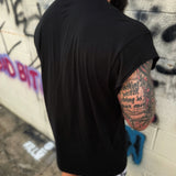 ROAD RASH MUSCLE BLACK TEE