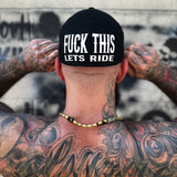 FUCK THIS BACK STYLE FLEXFIT COTTON HAT
