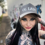 OL LADY RETRO GREY HAT