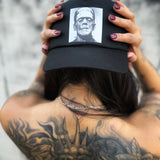 FRANKENSTEIN CURVED BILL BLACK HAT