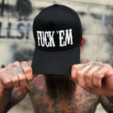 FUCK 'EM RETRO BLACK HAT