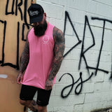 VINTAGE FUCK THE HATERS TANK TOP *PINK*