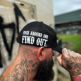 FUCK AROUND SIDE STYLE FLEXFIT HAT