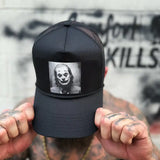 JOKER CURVED BILL BLACK HAT