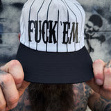 FUCK 'EM JAILHOUSE FLAT BILL HAT