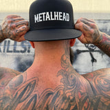 METALHEAD BLACK FLAT BILL HAT