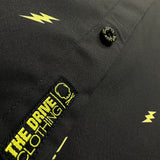 ESSENTIAL BAD LUCK SUCKS BLACK BUTTON UP
