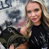 ROCKER HAND FOAM CURVED BILL GREEN CAMO HAT