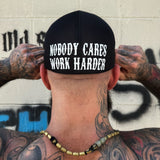 NOBODY CARES BACK STYLE FLEXFIT HAT