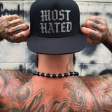 MOST HATED ELECTRIC BLACK FLAT BILL HAT