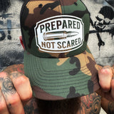 PREPARED RETRO TRUCKER GREEN CAMO HAT