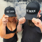 THE OUTLAW DUO RETRO BLACK HAT