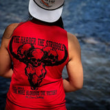 THE HARDER TANK TOP*RED*