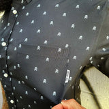 ESSENTIAL INFINITY SKULL BUTTON UP