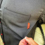 ESSENTIAL BLACK BUTTON UP