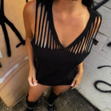 ROAD RASH V RAZOR BLACK TANK TOP