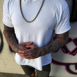 ROAD RASH RAW EDGE WHITE TEE