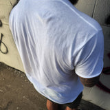 ROAD RASH RAW EDGE WHITE TEE