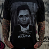 JOHNNY CASH FAFO BLACK CLASSIC TEE