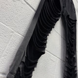 BLACK FADED ROAD RASH JOGGERS