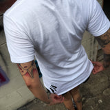 ROAD RASH WHITE TEE 1.0