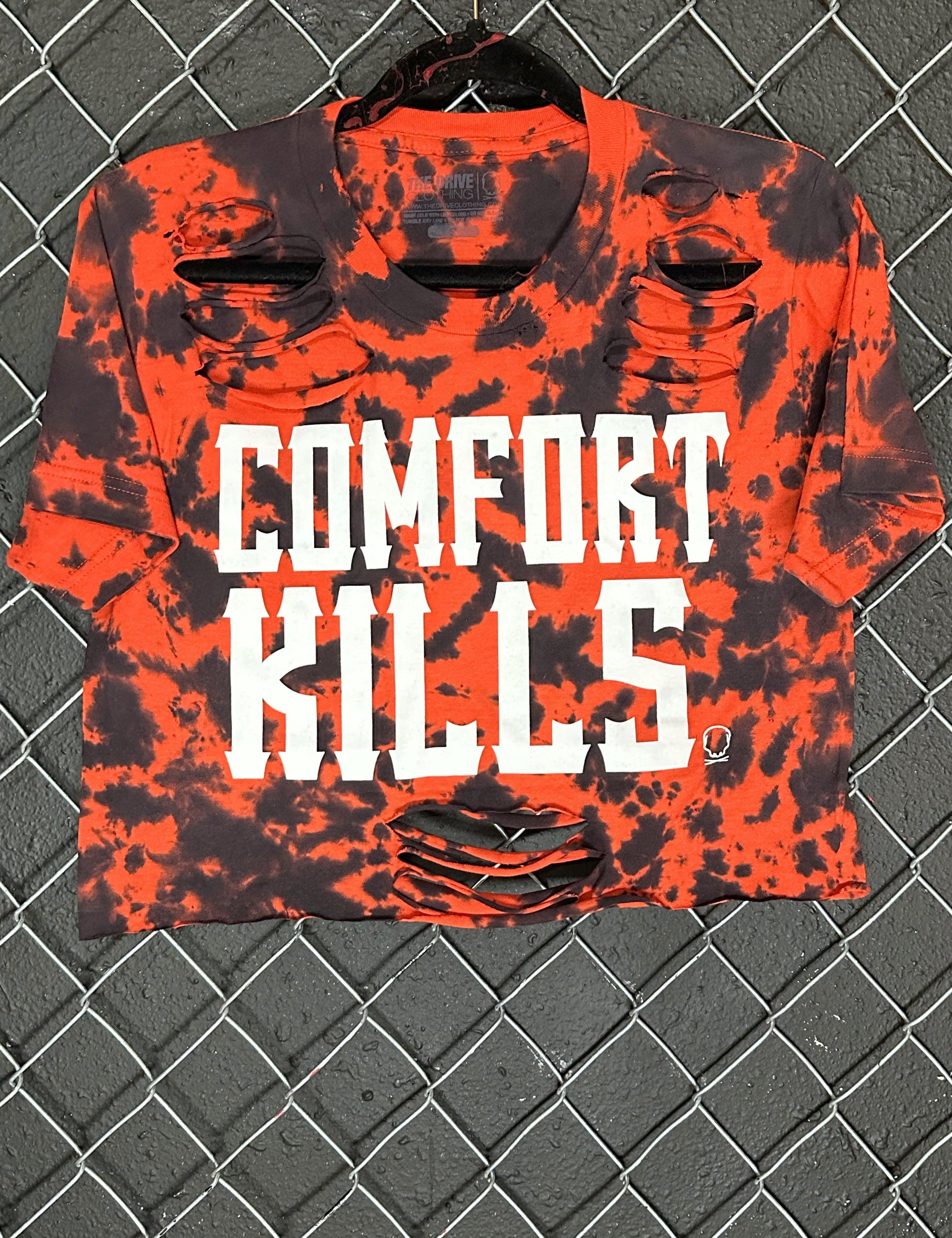 #TDC - A121- COMFORT KILLS - CROP TOP - SMALL - The Drive Clothing