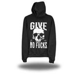 NO FUCKS BLACK HOODIE